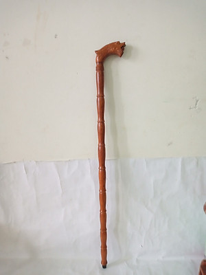 Gậy batoong gỗ hương chống trượt cho người già
