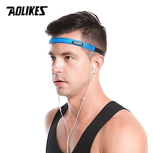 Băng đô thể thao silicone chặn thấm mồ hôi AOLIKES A-2113 Sport sweat band