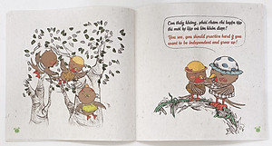 Sách Rèn Luyện Thói Quen Tốt 2-6 Tuổi: Đừng Lười Biếng Vậy, Én Xinh (Song Ngữ)