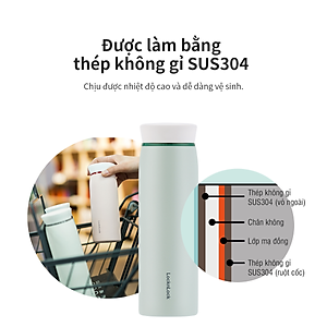 Bình giữ nhiệt LocknLock Feather Light Ring 460ml