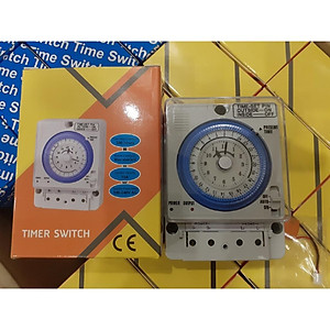 Công tắc thời gian role 24h công tắc hẹn giờ cơ 15A/220V