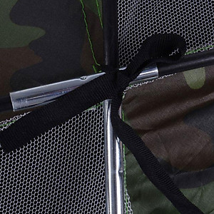 [Bền Đẹp] Lều Trại Du Lịch Cắm Trại 2-3 Người - Vải Dù Phong Cách Quân Đội - KDHS-3732-LeuQD (Vải Rằn Ri)