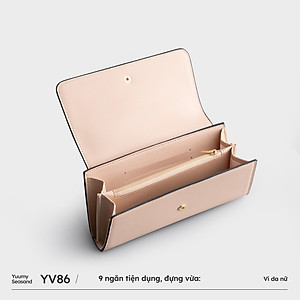 Ví Yuumy ( Thời trang nữ kiểu cầm tay dáng dài basic - Ví da Seasand YV86 )