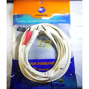 Dây live stream âm ly mixer Dây livestream chế 1 đầu 3.5 và 2 đầu hoa sen dùng cho mixer hoặc âm ly