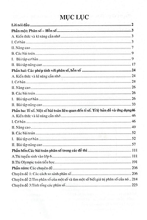 Sách Bồi Dưỡng Học Sinh Giỏi Toán Lớp 5 Theo Chuyên Đề Phân Số - Tỉ Số