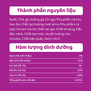 [Combo 12 Gói] Thức Ăn Cho Mèo WHISKAS 1+ years Vị Cá Saba 80g/Gói