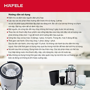 Máy Ép Trái Cây Hafele GS-353 (400W) - Hàng Chính Hãng