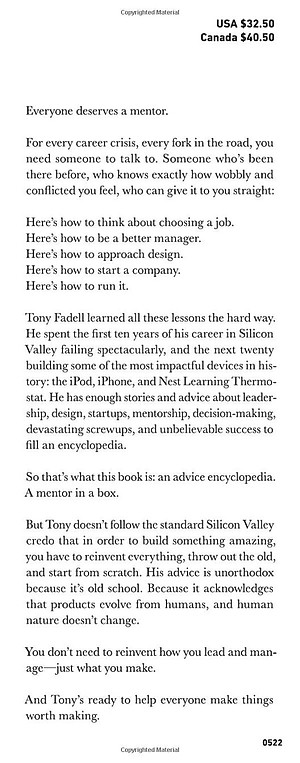 Build: An Unorthodox Guide To Making Things Worth Making