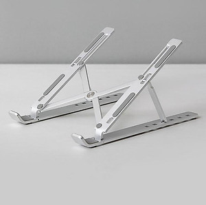 Giá Đỡ Laptop Hợp Kim Nhôm Cao Cấp Có Thể Gấp Gọn, Giúp Tản Nhiệt Laptop, dành cho Macbook, Máy Tính Xách Tay. 07 Vị Trí Điều Chỉnh Góc Độ. Hàng Chính Hãng