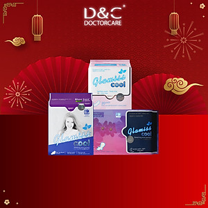 Băng vệ sinh thảo dược Glamiss Cool Combo BVS chăm sóc toàn diện Ngày Đêm Hàng ngày