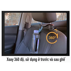 Móc Treo Kiêm Kẹp Đỡ Điện Thoại Đa Năng, Phù Hợp Nhiều Dòng Xe, Giúp Để Các Vật Nặng Gọn Gàng Trên Ô Tô Khi Di Chuyển, Vừa Giữ Chắc Chắn Các Dòng Smartphone, Dễ Dàng Và Tiện Lợi Khi Xem Video, Đọc Nội Dung Không Cần Cầm Lâu, Dễ Sử Dụng, Lắp Đặt Nhanh Chón