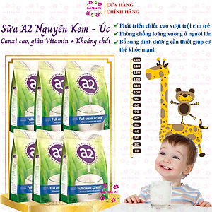 Sữa tăng chiều cao A2 nguyên kem full cream high in calcium phát triển xương, răng trẻ, chống loãng xương người lớn, tăng sức khỏe-QuaTangMe Extaste