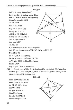 Sách Chuyên đề Bồi dưỡng học sinh khá giỏi Toán THCS phần Hình học