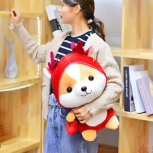 Gấu bông chó Shiba cosplay hình thú các loại siêu dễ thương cute (23cm--->50cm)  hàng xịn cao cấp an toàn cho người sử dụng