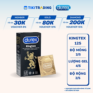 Bao cao su Durex Kingtex 12 bao
