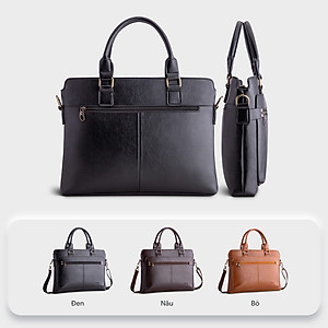 Cặp công sở Trita ( Thời trang nam đa năng - Cặp da TCA12 )