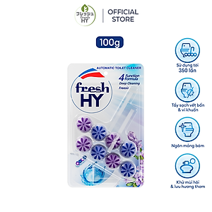 Viên Tẩy Bồn Cầu Fresh HY 350 Lần Xả, Làm Sạch Khuẩn & Ngăn Ngừa Mảng Bám, Khử Mùi Và Lưu Hương Thơm Mát (2 Vỉ Treo)