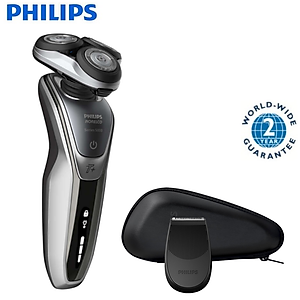 Máy cạo râu khô và ướt cao cấp Philips Norelco S5940/88 Serial 5000 có đầu tỉa để tỉa tóc mai và ria mép - HÀNG NHẬP KHẨU