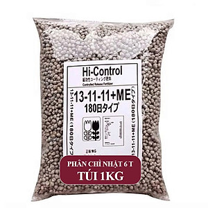Phân Tan Chậm Hỗn Hợp Nhật (Hủ 1kg) tự hòa tan trong 6 tháng 14-11-11+ME giúp cây trồng, rau sạch đủ dinh dưỡng và tiết kiệm chăm sóc