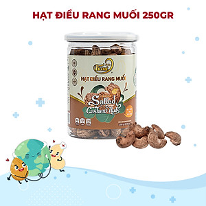 [Hạt Điều Rang Muối A+] Hạt Điều Rang Muối Vỏ Lụa, Hạt Điều Rang Muối A Cồ, Hạt Điều Rang Muối Size A+ 400 Hạt/ 1 Kg - Hũ Nắp Nhôm 250g FAMINUTS