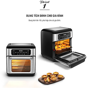 Lò Nướng Chân Không Điện Tử Lock&Lock EJF291BLK 10L - Hàng Chính Hãng