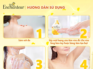 Sữa Tắm Nước Hoa Enchanteur Romantic 650g