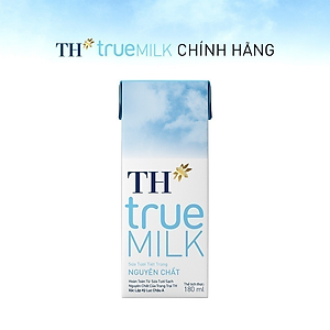 Thùng 48 hộp sữa tươi tiệt trùng TH True Milk  nguyên chất 180ml