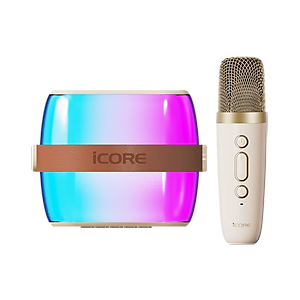 Bộ Loa Karaoke mini Bluetooth iCore ISM59 kèm 01 Micro - Hàng Chính Hãng
