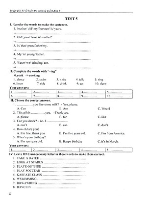 Sách Luyện Giải Bộ Đề Kiểm Tra Định Kì Tiếng Anh 4