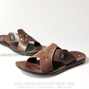 DA THẬT - DÉP DA NAM NIỀM TIN ĐẾ MỚI NT1231