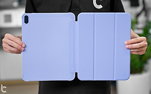 Bao da Cho IPAD Pro 11 inch M4 2024 Air 5/Air 4 10.9/ Pro 11 inch/Gen 9 8 7th 10.2/Gen 10 hiệu WIWU Classic II lưng mềm có khay bút chống sốc chống va đập - Hàng chính hãng