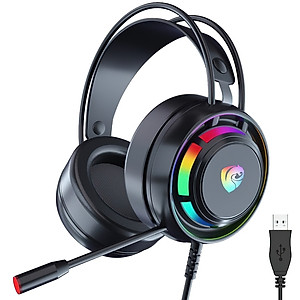 Tai Nghe PSH300 Led RGB Gaming Headset jack USB tiện lợi cho máy tính laptop hàng nhập khẩu