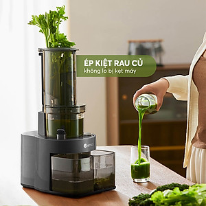 Máy ép chậm Elmich JEE-8759, công suất 240W mạnh mẽ ép kiệt bã, giữ lại chất dinh dưỡng và hương vị trong trái cây,độ ồn dưới 58dB, ép kiệt tới 98% - Hàng chính hãng