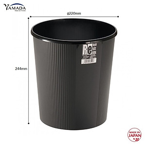Thùng rác văn phòng Yamada Re 6.9L - Hàng nội địa Nhật Bản