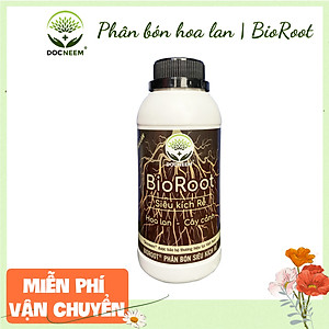 Phân bón siêu kích rễ cây cảnh, hoa lan BioRoot, giúp kích rễ cây mọc nhanh, cây khỏe mạnh, dùng cho cả vườn ươm cây non, an toàn cho cây và người, dung tích 500ml thương hiệu chính hãng Docneem