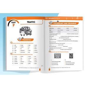 Combo Big 4 bộ đề tự kiểm tra 4 kỹ năng Nghe - Nói - Đọc - Viết tiếng Anh (cơ bản và nâng cao) lớp 7 (2 Tập) (Global)