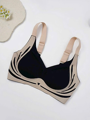 Áo lót nữ su đúc không đường may nâng ngực cài sau 4 móc 2837