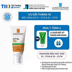 Kem chống nắng La Roche-Posay kiềm dầu 12H Anthelios UVMUNE 400 Gel-Cream 50ml