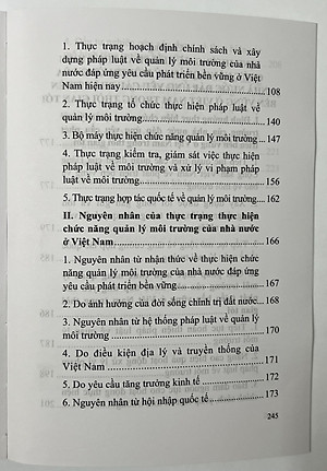 Sách - Chức Năng Quản Lý Môi Trường Của Nhà Nước Đáp Ứng Yêu Cầu Phát Triển Bền Vững Ở Việt Nam