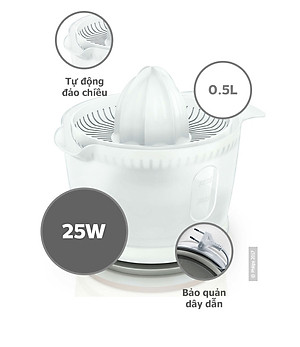 Máy Vắt Cam Philips HR2738/00 25W - Hàng chính hãng