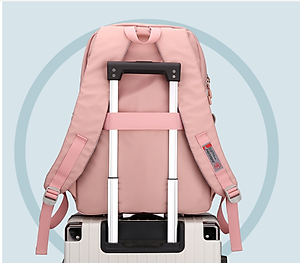 Balo nữ sinh đi học không thấm nước cao cấp phong cách hàn quốc 15.6"