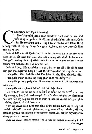 Học Tốt Ngữ Văn 6 - Tập 1 (Bộ Sách: Cánh Diều)