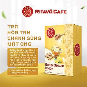 Trà hoà tan Rita Võ Chanh gừng mật ong [12góix18g]