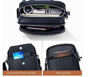 Túi đeo chéo nam 100% da bò thật cao cấp phong cách mới