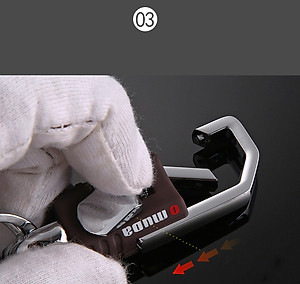 Móc Khóa Ô Tô Xe Máy Móc chìa khoá inox cao cấp có chốt đeo thắt lưng Quần Cao Cấp Nam Thái Lan