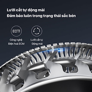 Máy Cạo Râu Enchen BlackStone đầu cắt nổi 3D Đầu Cạo Râu 3 Đầu Dao Cạo - Hàng chính hãng