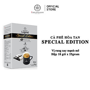 Trung Nguyên Legend - Cà phê hoà tan rang xay 3in1 Special Edition - Hộp 18 gói x 25gr