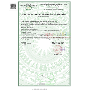 Siro Special Kid Nervosité - Hỗ trợ an thần, thư giãn thần kinh, giảm kích thích não bộ, giúp ngủ ngon, cải thiện chức năng não bộ sự tập trung phản xạ, trí nhớ - 125ml