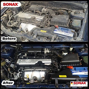 Shampoo làm sạch khoang động cơ xe Sonax Engine and Cold Cleaner 543200