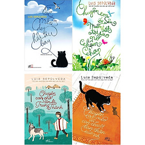 Combo 4 cuốn: Chuyện con mèo dạy hải âu bay, Chuyện con mèo con chuột và bạn thân của nó, Chuyện con ốc sên, Chuyện chú chó tên là trung thành